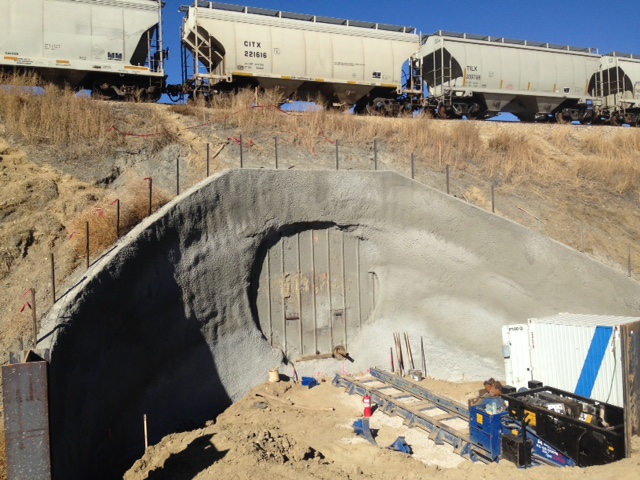 Fossil Creek as of 11.3.2016 Tunneling will begin soon...
